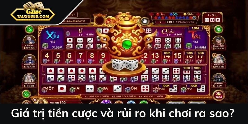 Giá trị tiền cược và rủi ro khi chơi ra sao?